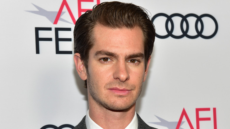 Andrew Garfield smiling