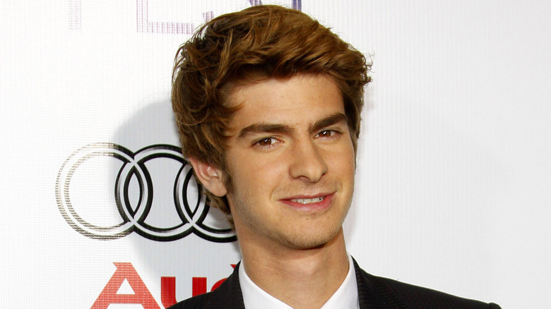 Andrew Garfield smiling