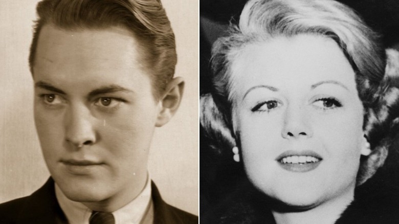 Richard Cromwell and Angela Lansbury split image