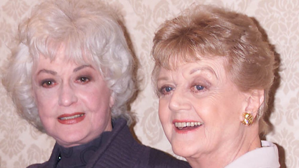 Bea Arthur and Angela Lansbury at event