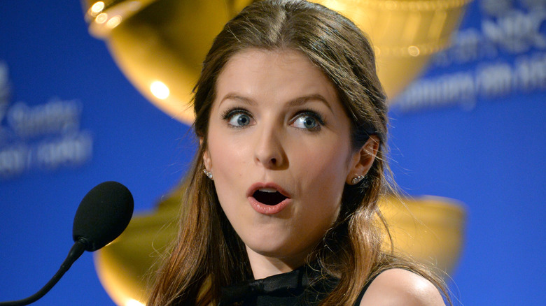 Anna Kendrick at a Golden Globes event