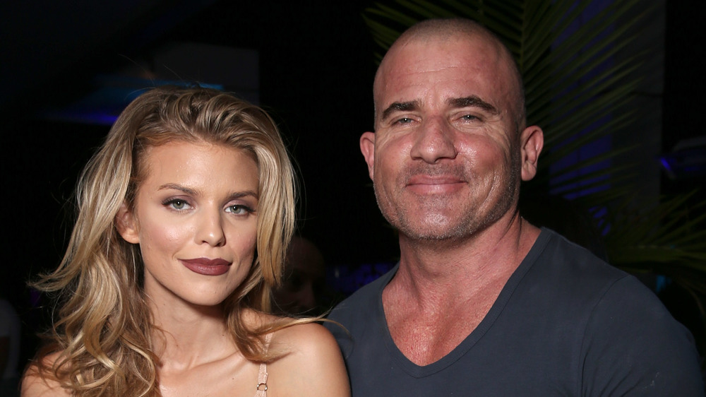 AnnaLynne McCord and Dominic Purcell at Comic-Con in 2016