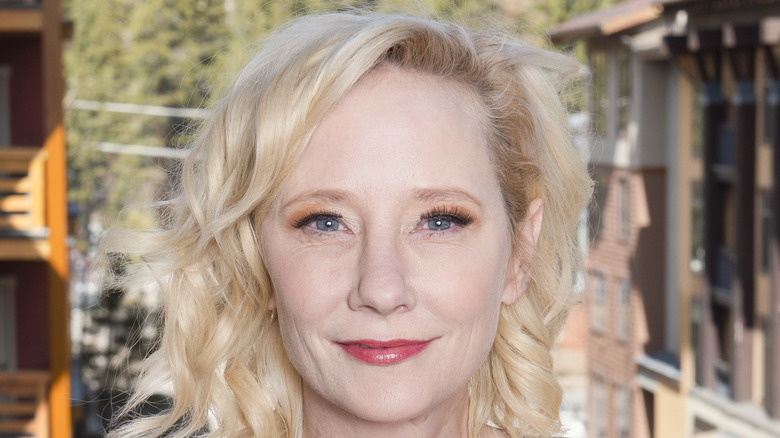 Actor Anne Heche smiles