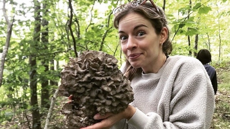 Anni Krueger outside on a hike