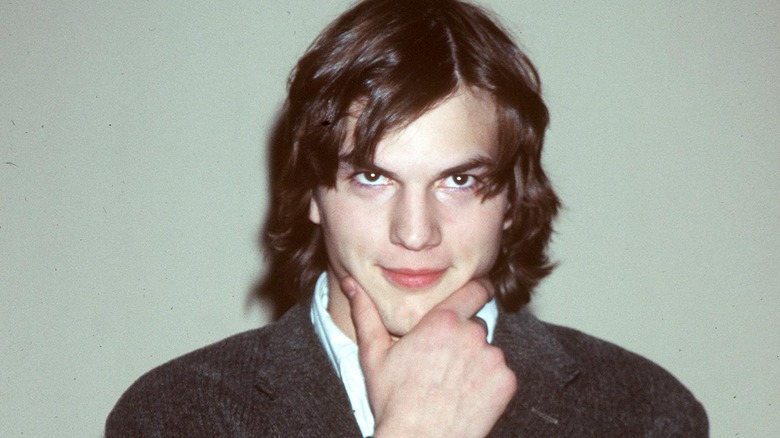 Ashton Kutcher posing