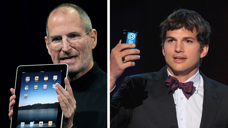 Ashton Kutcher and Steve Jobs