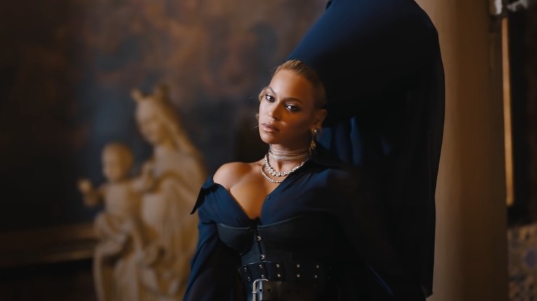 Beyoncé in "Family Feud" video