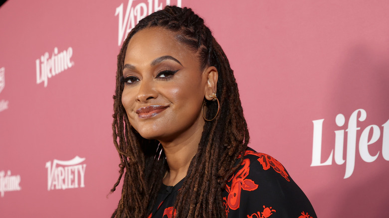 Ava DuVernay wearing hoop earrings