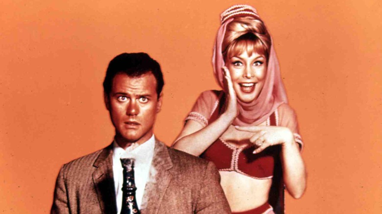 Larry Hagman and Barbara Eden in I Dream of Jeannie