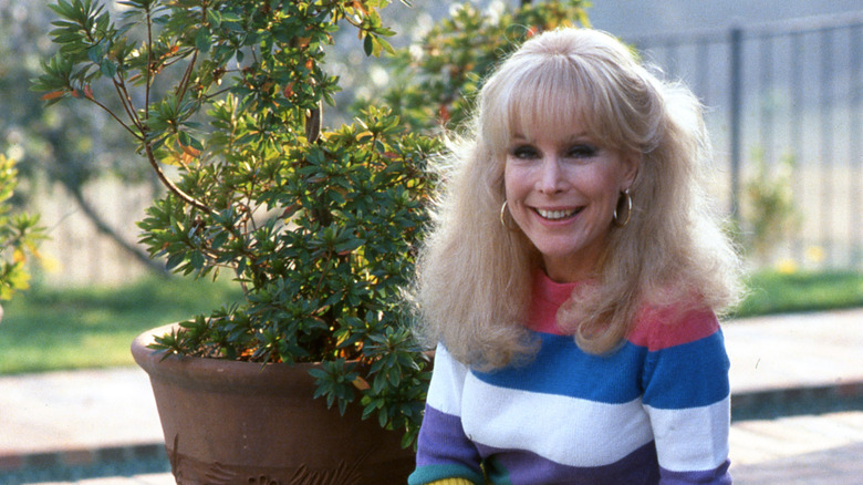 Barbara Eden smiling in the 1980s