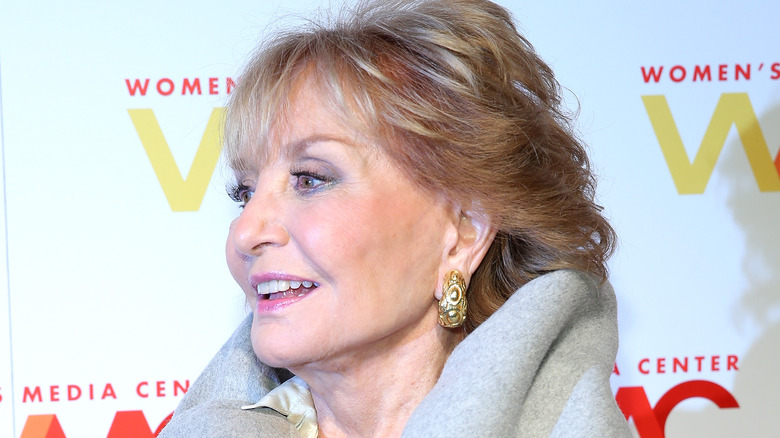 Barbara Walters smiling