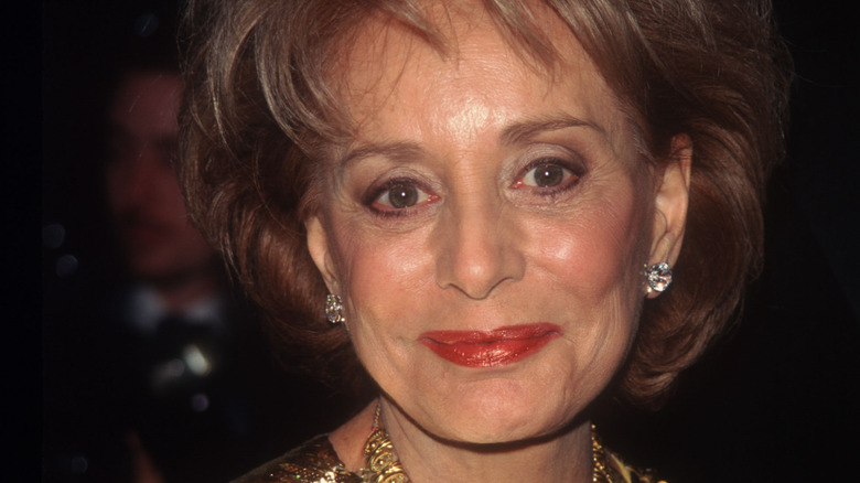 Barbara Walters posing