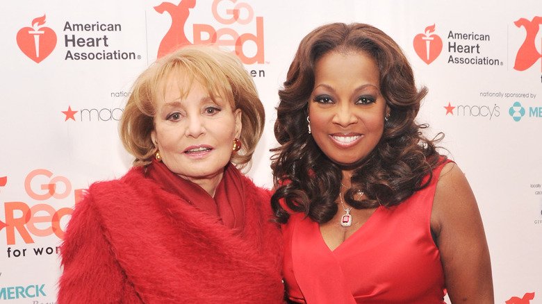 Barbara Walters and Star Jones