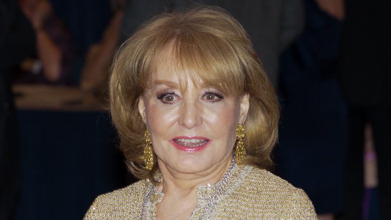 Barbara Walters smiling