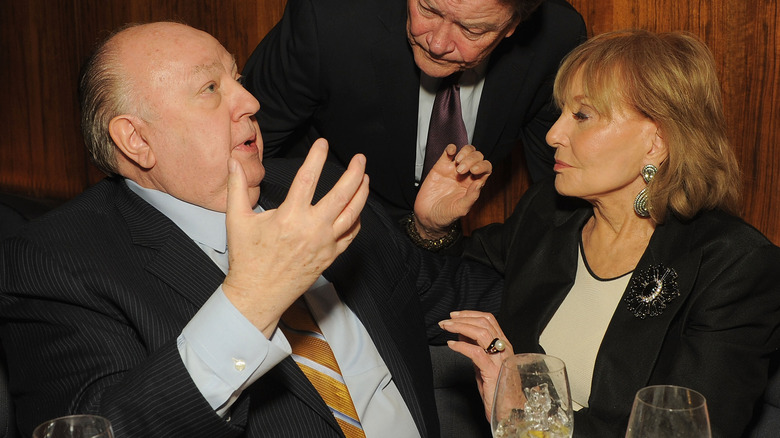 Roger Ailes and Barbara Walters