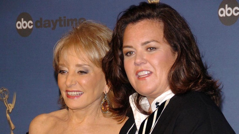 Barbara Walters and Rosie O'Donnell