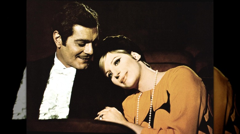 Omar Sharif and Barbra Streisand in "Funny Girl"