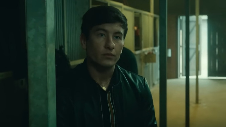 Barry Keoghan as Jonny looking serious