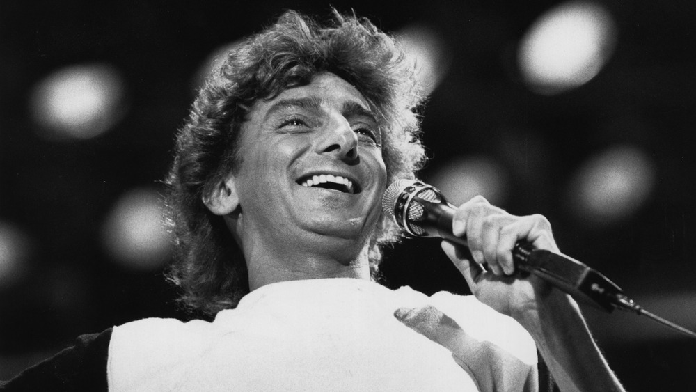 A young Barry Manilow performing 
