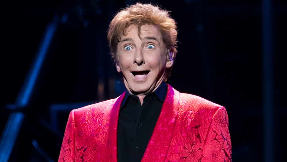 Barry Manilow looking shocked 