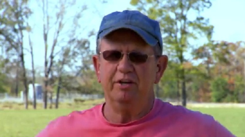 Gerald Dowden in a pink t-shirt