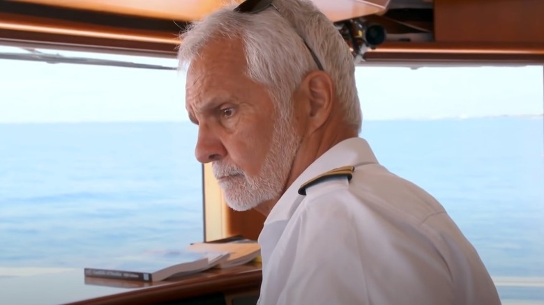 Captain Lee Rosbach looking upset