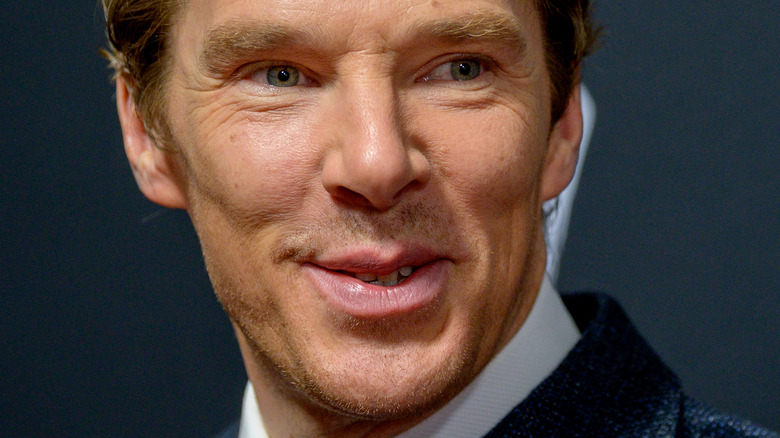 Benedict Cumberbatch with a sly smile