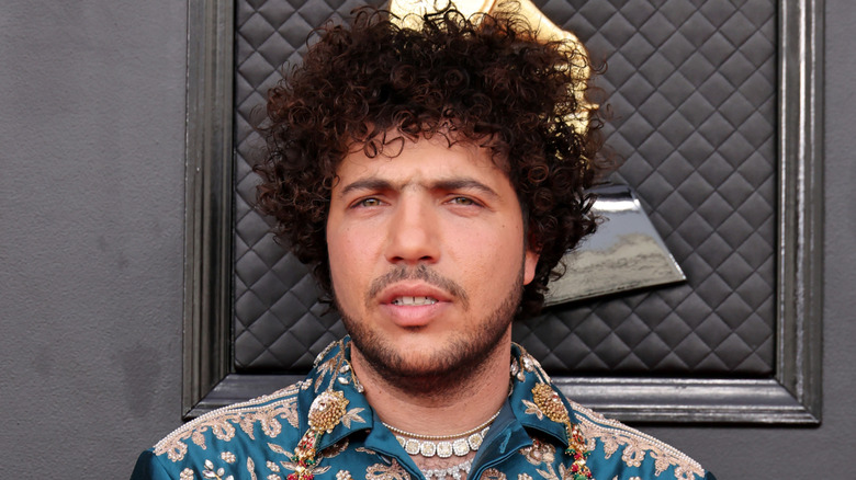 Benny Blanco, posing at an event