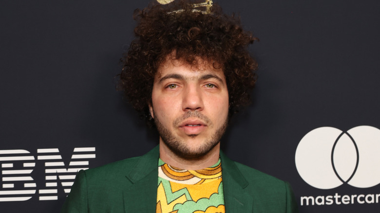 Benny Blanco, posing at an event