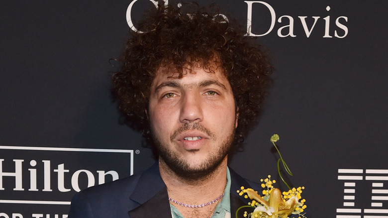 Benny Blanco, posing at an event