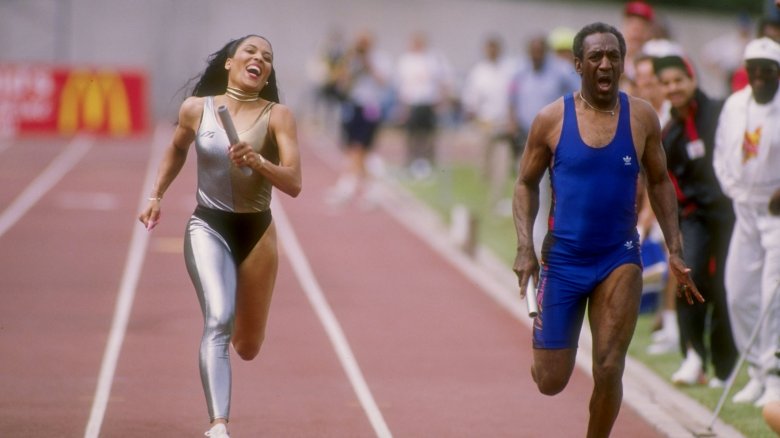 Florence Griffith-Joyner and Bill Cosby