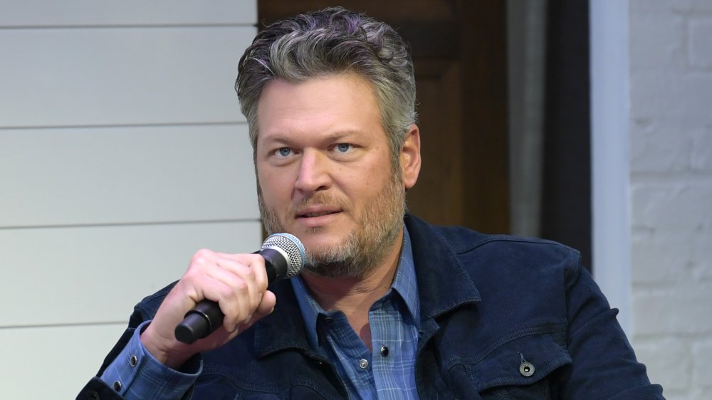 Blake Shelton promoting 'The Voice'