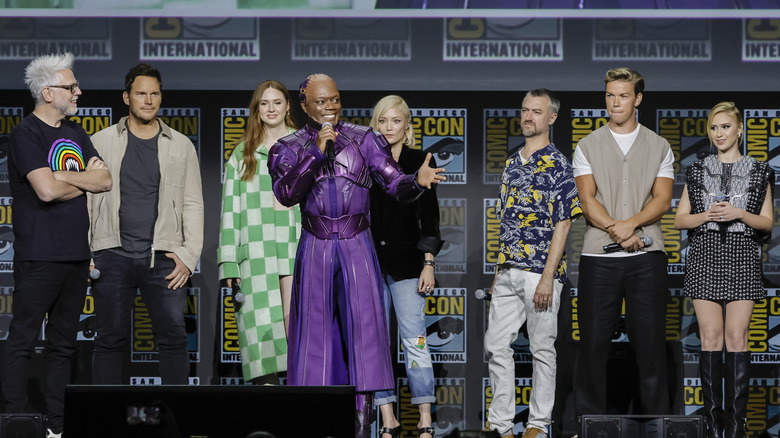 The cast of MCU at an event 