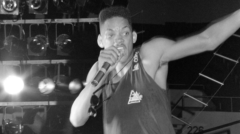 Will Smith performing