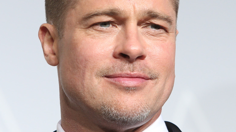 Brad Pitt wearing a bow tie