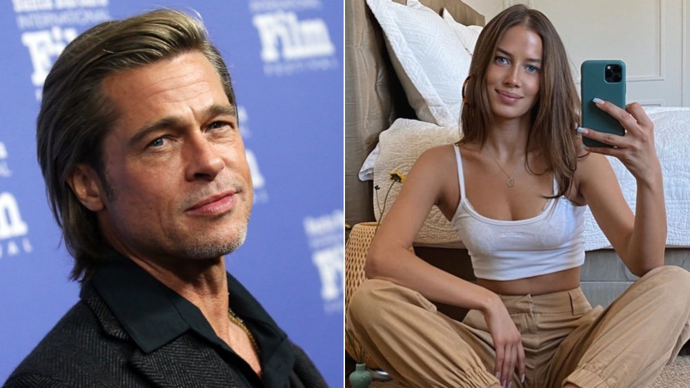 Brad Pitt and Nicole Poturalski