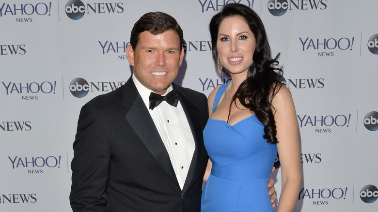 Bret and Amy Baier, both smiling and posing