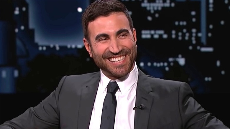 Brett Goldstein talking on Jimmy Kimmel Live