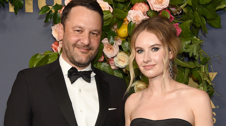 Dan Fogelman, Caitlin Thompson, looking fancy