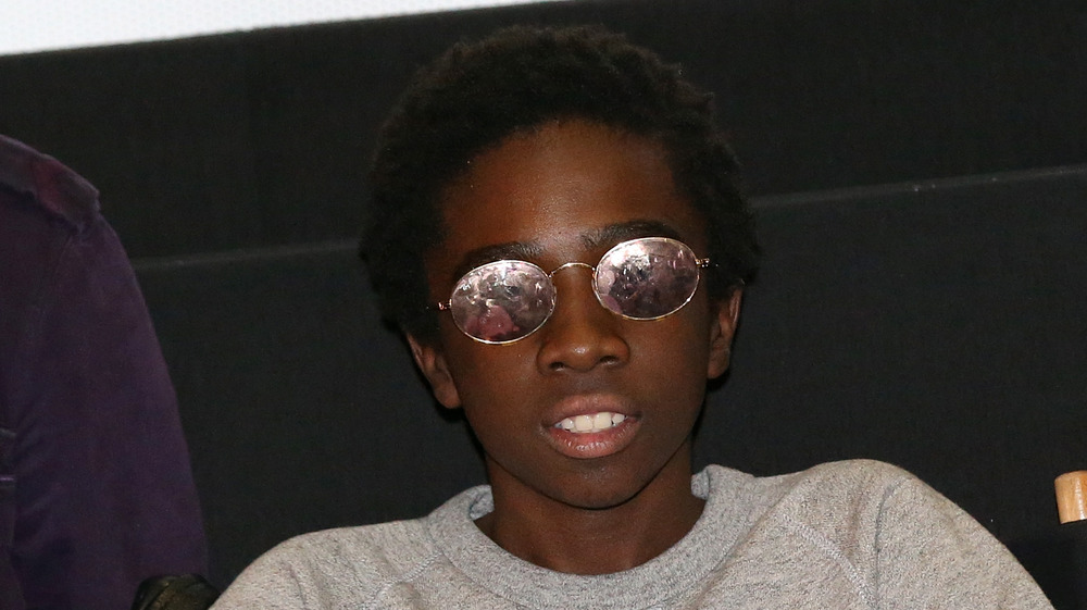 Caleb McLaughlin New Edition glasses