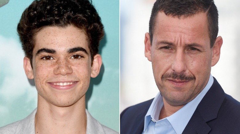 Cameron Boyce and Adam Sandler