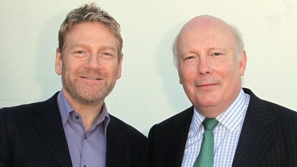 Kenneth Branagh and Julian Fellowes smiling