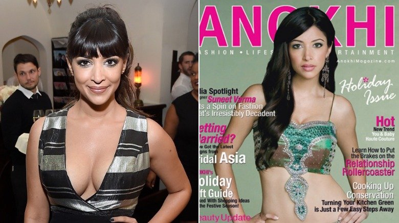 One of Hannah Simone's first magazine covers