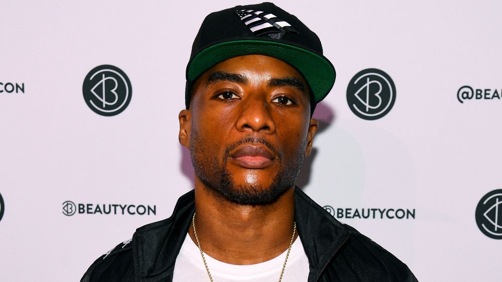 Charlamagne Tha God poses backstage at Beautycon Festival New York 2019 at Jacob Javits Center