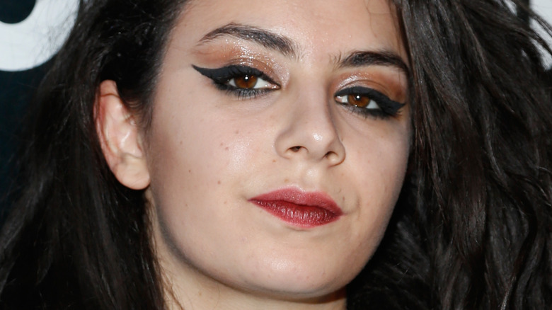 Charli XCX in winged eyeliner