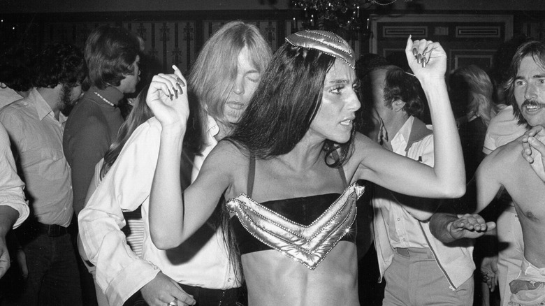 Cher and Gregg Allman dancing