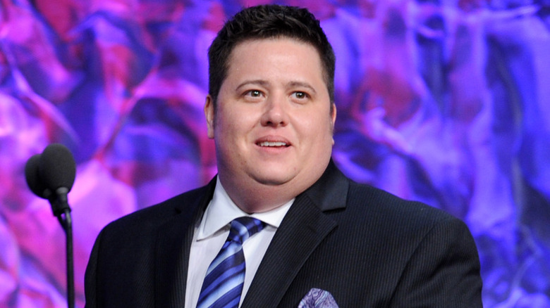 Chaz Bono speaking at the GLAAD Media Awards