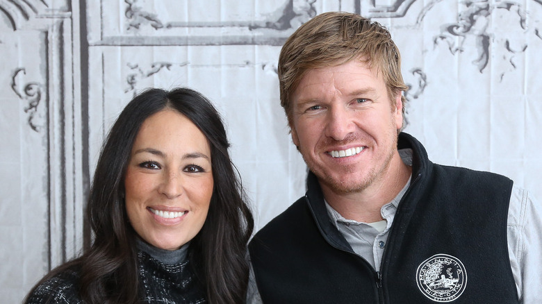 Chip and Joanna Gaines, both smiling