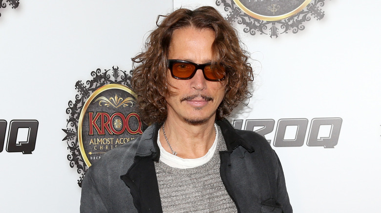 Chris Cornell wearing glasses