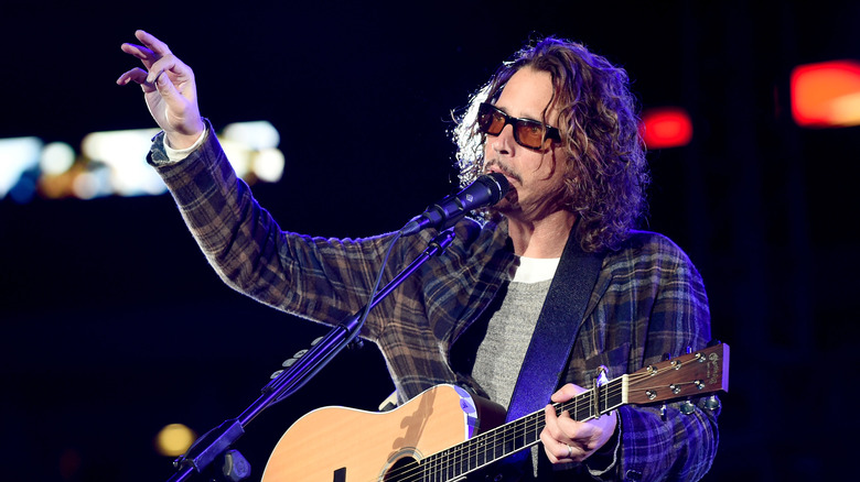 Chris Cornell performing